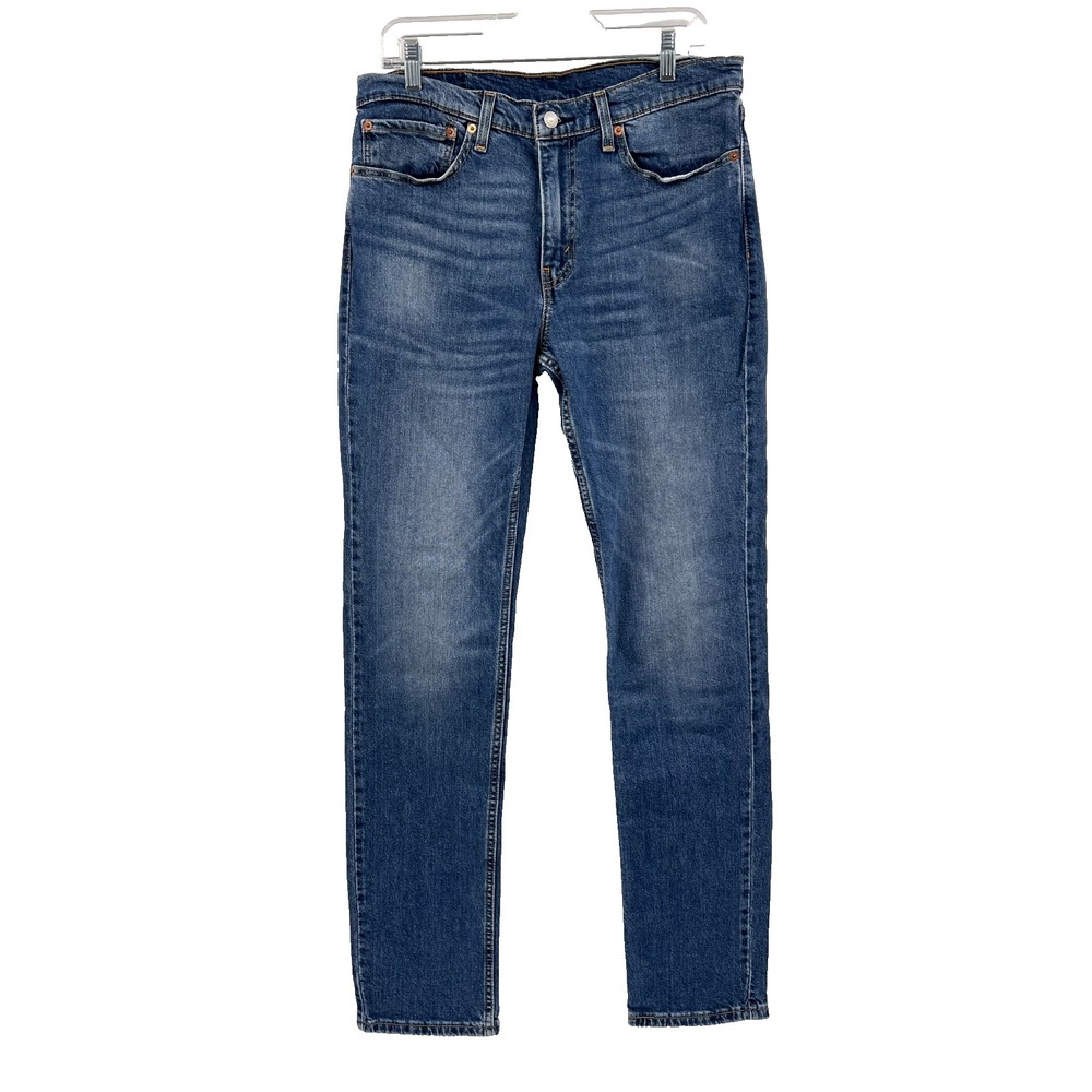 LEVI'S 511 Men's Size 34x34 Medium-Wash Modern Slim Fit Denim Blue Jeans Stretch